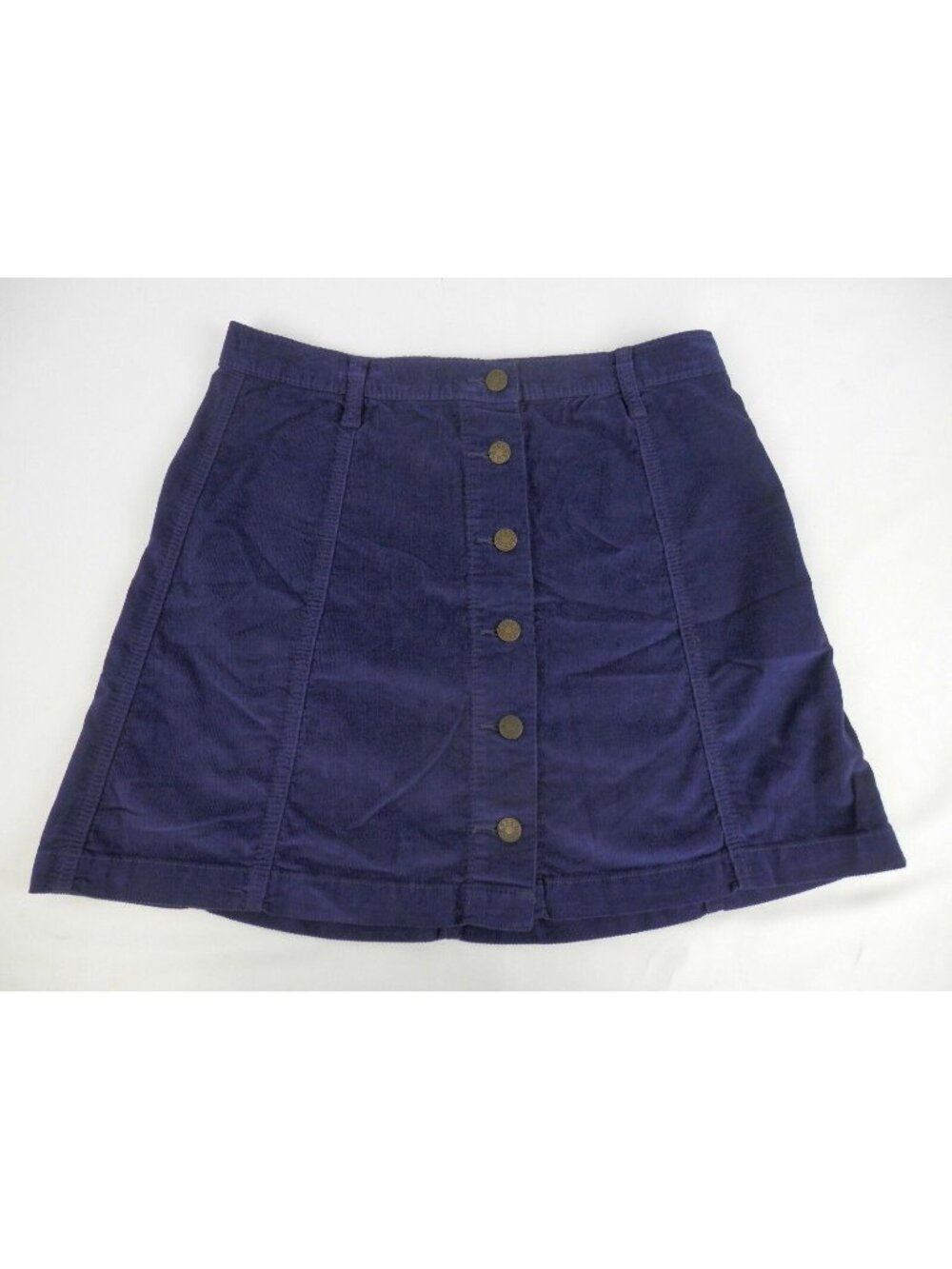Urban Outfitters BDG High Waist Blue Corduroy Mini Skirt Size 12
